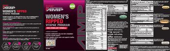 GNC Pro Performance AMP Women's Ripped Vitapak Program Non-Stimulant Formula Biotin 5000 - supplement
