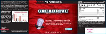 GNC Pro Performance Creadrive Grape - supplement