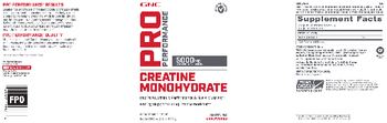 GNC Pro Performance Creatine Monohydrate 5000 mg Unflavored - supplement