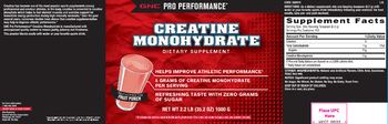 GNC Pro Performance Creatine Monohydrate Fruit Punch - supplement