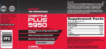 GNC Pro Performance Creatine Plus 5950 Unflavored - supplement