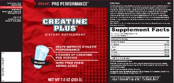 GNC Pro Performance Creatine Plus - supplement