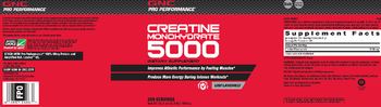 GNC Pro Performance GNC Pro Performance Creatine Monohydrate 5000 Unflavored - supplement