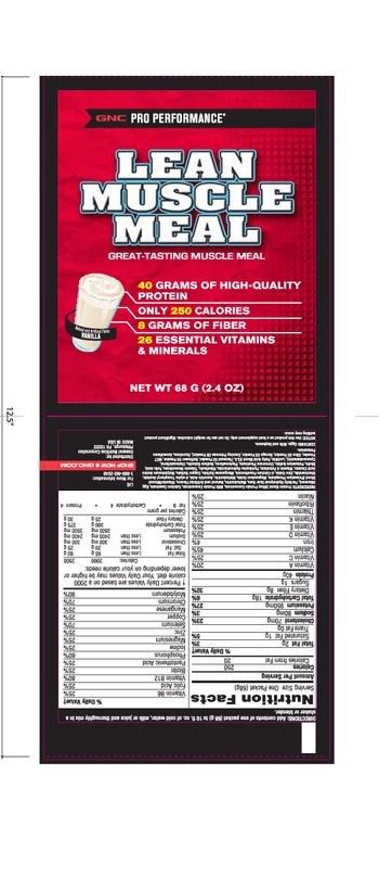 GNC Pro Performance Lean Muscle Meal Vanilla - 
