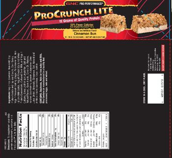 GNC Pro Performance ProCrunch Lite Cinnamon Bun - 