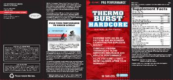 GNC Pro Performance Thermo Burst Hardcore - supplement