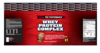 GNC Pro Performance Whey Protein Complex Powdered Drink Mix Chocolate - 