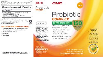 GNC Probiotic Complex Extra Strength 150 Billion CFUs - supplement