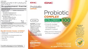 GNC Probiotic Solutions Complex 100 Billion - supplement