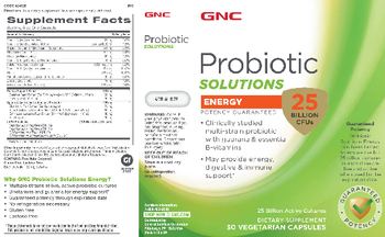 GNC Probiotic Solutions Energy - supplement
