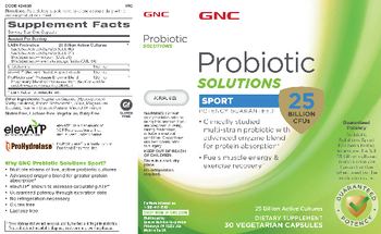 GNC Probiotic Solutions Sport - supplement