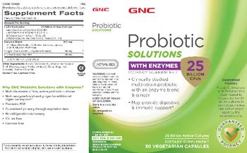 GNC Probiotic Solutions With Enzymes - supplement