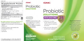 GNC Probiotic Solutions With Enzymes - supplement