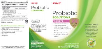 GNC Probiotic Solutions Women's - supplement