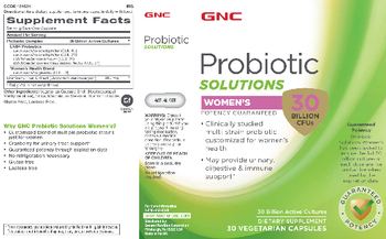 GNC Probiotic Solutions Women's - supplement