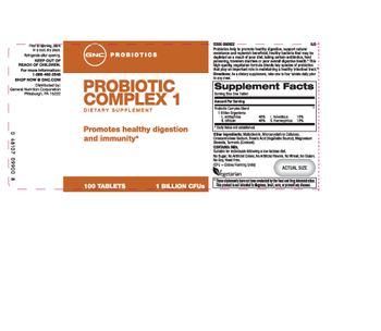 GNC Probiotics Probiotic Complex 1 - supplement