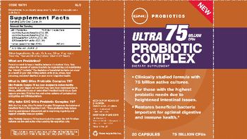 GNC Probiotics Ultra Probiotic Complex 75 Billion CFUs - supplement
