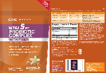 GNC Probiotics Ultra Probiotic Complex With Fiber Vanilla Caramel 5 Billion CFUs - supplement