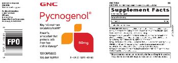 GNC Pycnogenol 50 mg - supplement