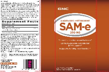 GNC S-Adenosyl-Methionine SAM-e 200 mg - supplement
