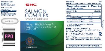 GNC Salmon Complex - omega3 supplement
