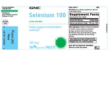 GNC Selenium 100 - supplement