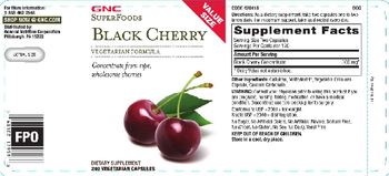 GNC SuperFoods Black Cherry - supplement