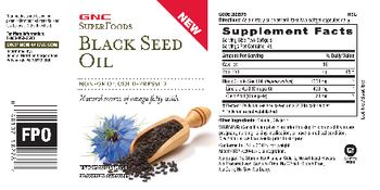 GNC SuperFoods Black Seed Oil - supplement