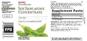 GNC SuperFoods Soy Isoflavone Concentrate 50 mg - supplement