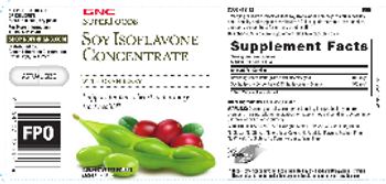 GNC SuperFoods Soy Isoflavone Concentrate With Cranberry - supplement