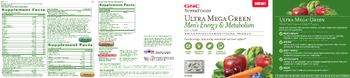 GNC SuperFoods Ultra Mega Green Men's Energy & Metabolism - supplement