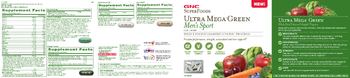 GNC SuperFoods Ultra Mega Green Men's Sport - supplement