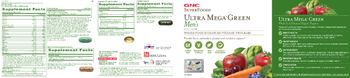 GNC SuperFoods Ultra Mega Green Men's Ultra Mega Green Men's Multivitamin - supplement