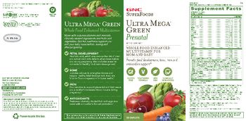 GNC SuperFoods Ultra Mega Green Prenatal - supplement