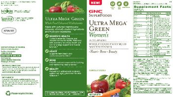 GNC SuperFoods Ultra Mega Green Women's - supplement