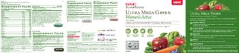 GNC SuperFoods Ultra Mega Green Women's Active Energy Formula - supplement