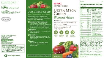 GNC SuperFoods Ultra Mega Green Women's Active - supplement