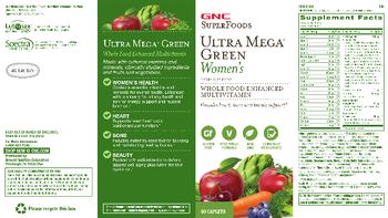 GNC SuperFoods Ultra Mega Green Women's - supplement