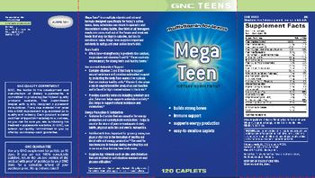 GNC Teens Mega Teen - supplement