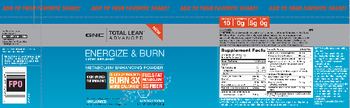 GNC Total Lean Advanced Energize & Burn Unflavored - supplement
