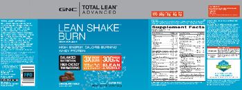 GNC Total Lean Advanced Lean Shake Burn Chocolate Fudge - supplement