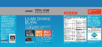 GNC Total Lean Advanced Lean Shake Burn Chocolate Fudge - supplement