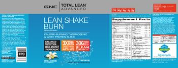 GNC Total Lean Advanced Lean Shake Burn Vanilla Creme - supplement