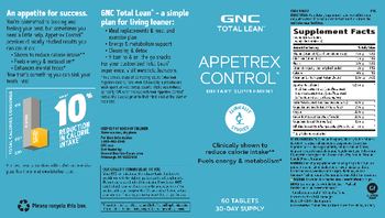 GNC Total Lean Appetrex Control - supplement