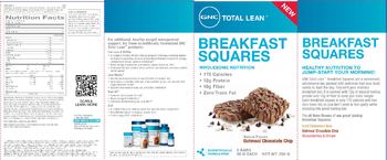 GNC Total Lean Breakfast Squares Oatmeal Chocolate Chip - 