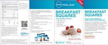 GNC Total Lean Breakfast Squares Strawberries & Cream - 