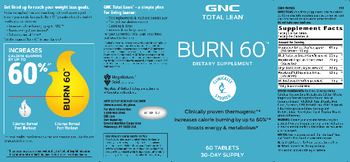 GNC Total Lean Burn 60 - supplement