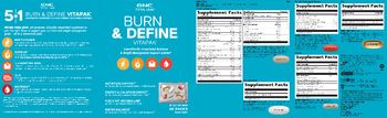 GNC Total Lean Burn & Define Vitapak Burn 60 Thermogenic Formula - supplement