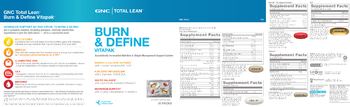 GNC Total Lean Burn & Define Vitapak L-Carnitine 1000 - supplement