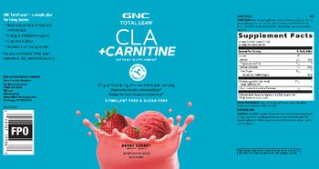 GNC Total Lean CLA + Carnitine Berry Sorbet - supplement